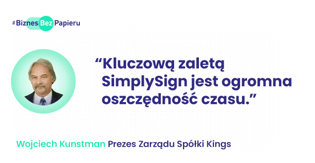 Wojciech Kunstman, prezes KIngs