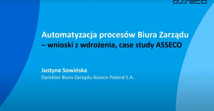 Cyfryzacja obiegu i akceptacji dokumentów. Case study paperless w Asseco Poland.